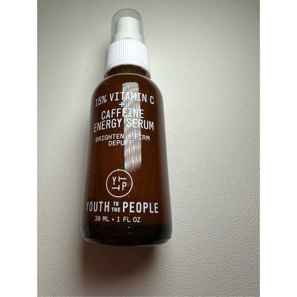 Youth To The People 15% Vitamin C + Caffeine Energy Brightening Serum for Uneve - Picture 1 of 6